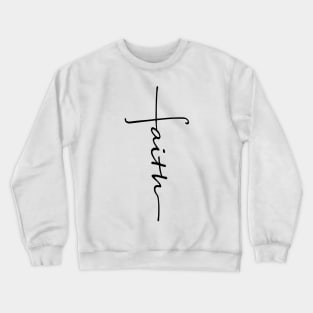 Christian Apparel Clothing Gifts - Faith Cross Crewneck Sweatshirt